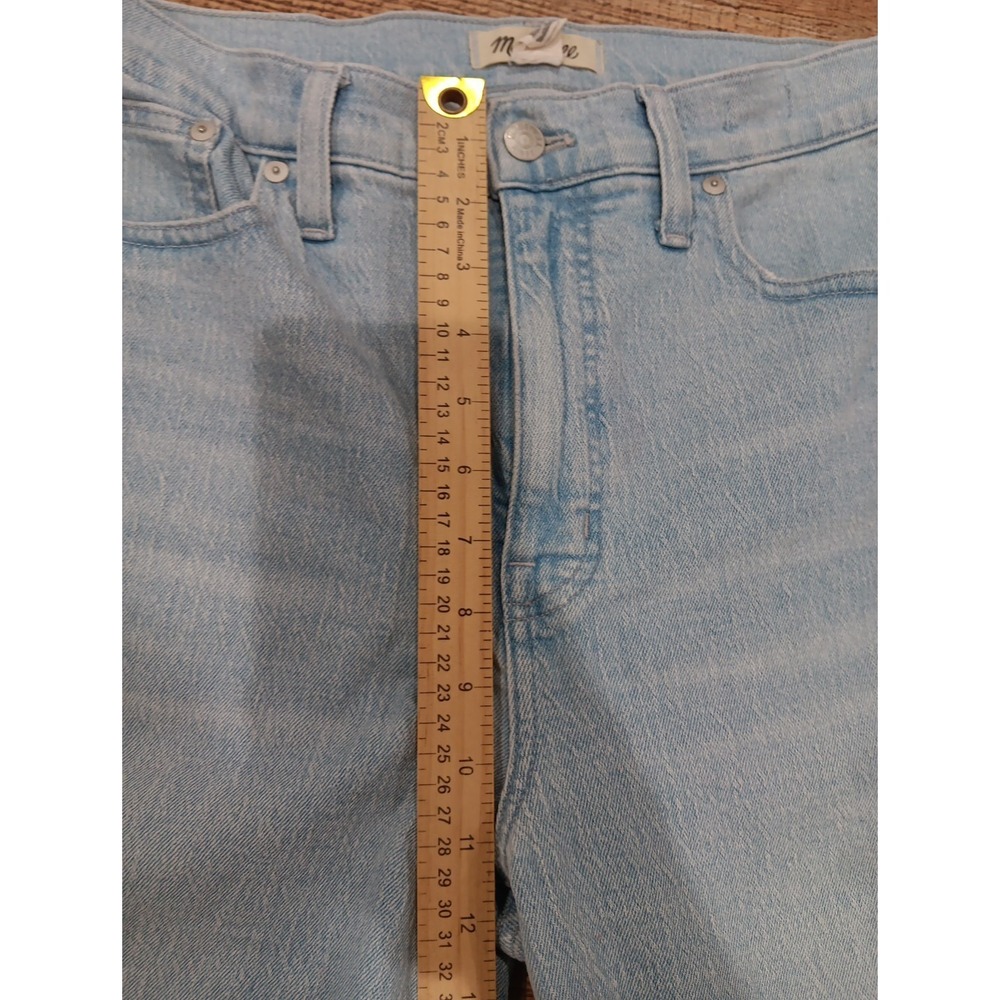 Madewell The Perfect Vintage Wide Leg Jean Womens Size 29 Blue Denim Crop 2437 - Picture 4 of 13
